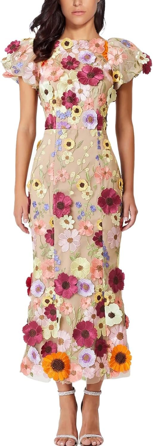 women's 3d floral embroidery dress ruffle sleeve fishtail lace bodycon party cocktail mini dress women's 3d floral embroidery dress ruffle sleeve fishtail lace bodycon party cocktail mini dress