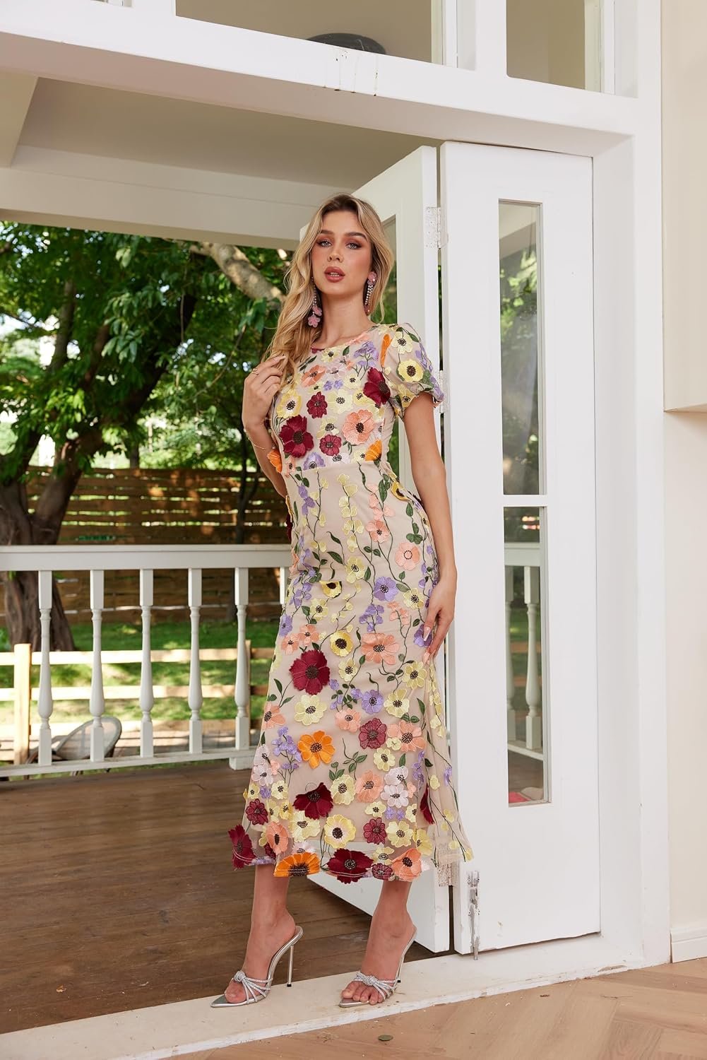 women's 3d floral embroidery dress ruffle sleeve fishtail lace bodycon party cocktail mini dress women's 3d floral embroidery dress ruffle sleeve fishtail lace bodycon party cocktail mini dress