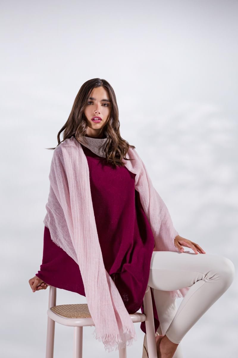 dalle piane cashmere 100% cashmere lightweight poncho made in italy travel topper (7 oz) one size dalle piane cashmere 100% cashmere lightweight poncho made in italy travel topper (7 oz) one size