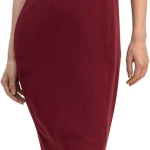 lilysilk 100% silk dress for women 40 mm heavy crepe de chine silk straight skirt for business work v neck sleeveless