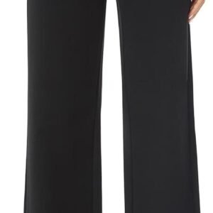 ichosy womens high waist wide straight leg trousers casual slacks dress pants with pockets