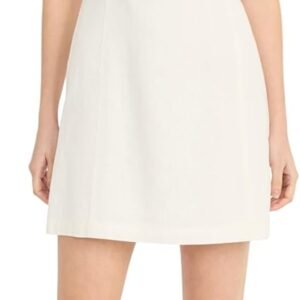 donna morgan women's sleeveless linen rayon mini slim sheath design wedding guest and cocktail dress