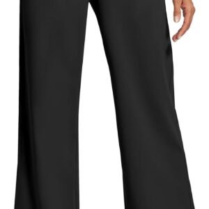 ewedoos dress pants women wide leg woman stretchy work pants casual trousers slacks for women pull on business outfits