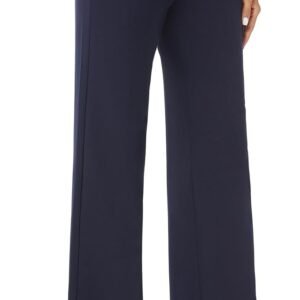 ichosy womens high waist wide straight leg trousers casual slacks dress pants with pockets