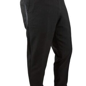 sir gregory men’s expandable waistband tuxedo pants slim fit trousers with satin stripe