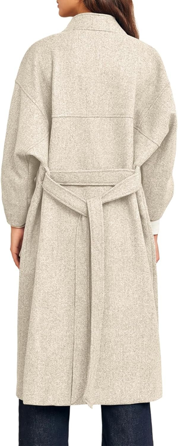 cicy bell womens long pea coats oversized wrap wool blend trench coats winter open front cardigan overcoats cicy bell womens long pea coats oversized wrap wool blend trench coats winter open front cardigan overcoats