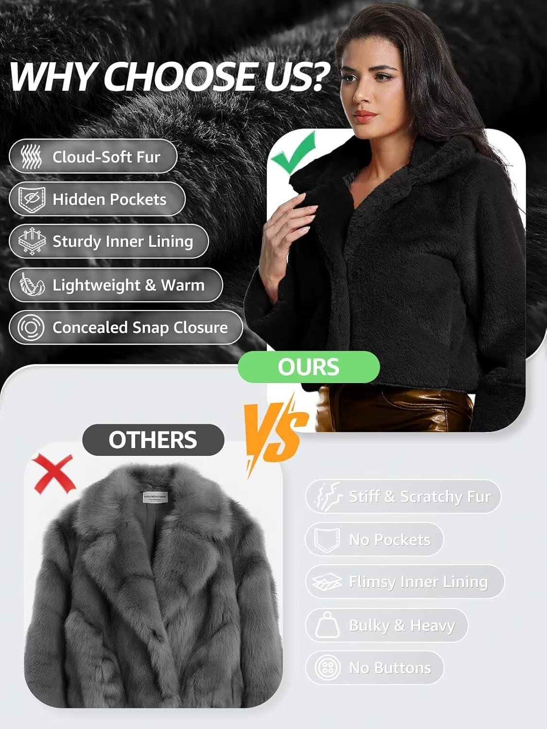 women's cropped faux fur jacket with hidden pockets and buttons plush shawl collar cardigan sexy coat women's cropped faux fur jacket with hidden pockets and buttons plush shawl collar cardigan sexy coat