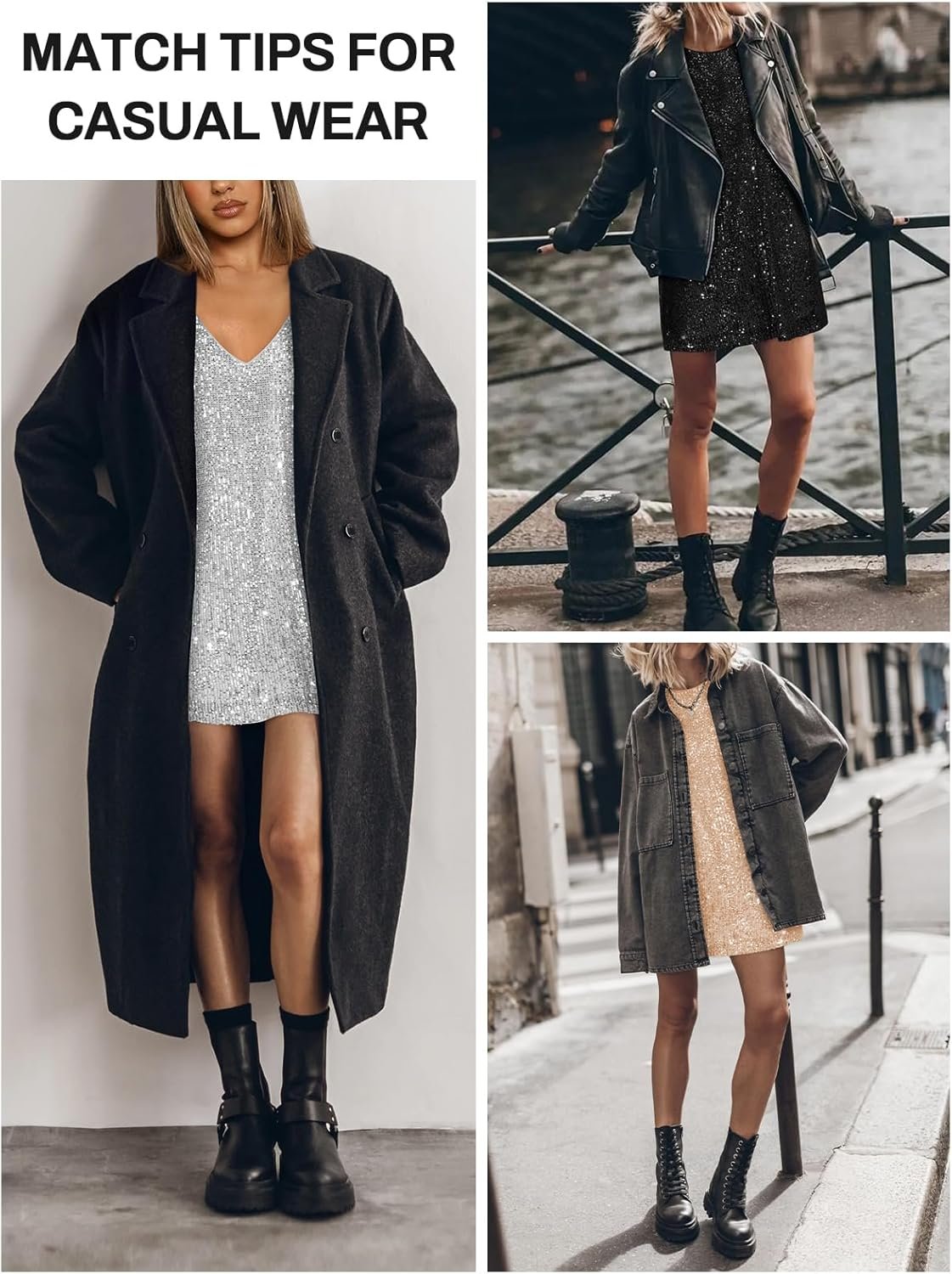 women's crew neck sequin dress for women sexy v neck shirt dress sparkly half sleeve loose party club cocktail dress women's crew neck sequin dress for women sexy v neck shirt dress sparkly half sleeve loose party club cocktail dress