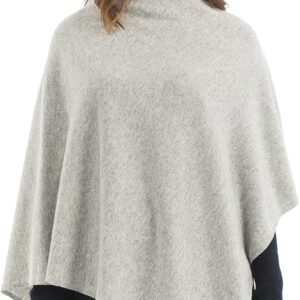 dalle piane cashmere poncho in a blend of wool, rayon, nylon and cashmere made in italy