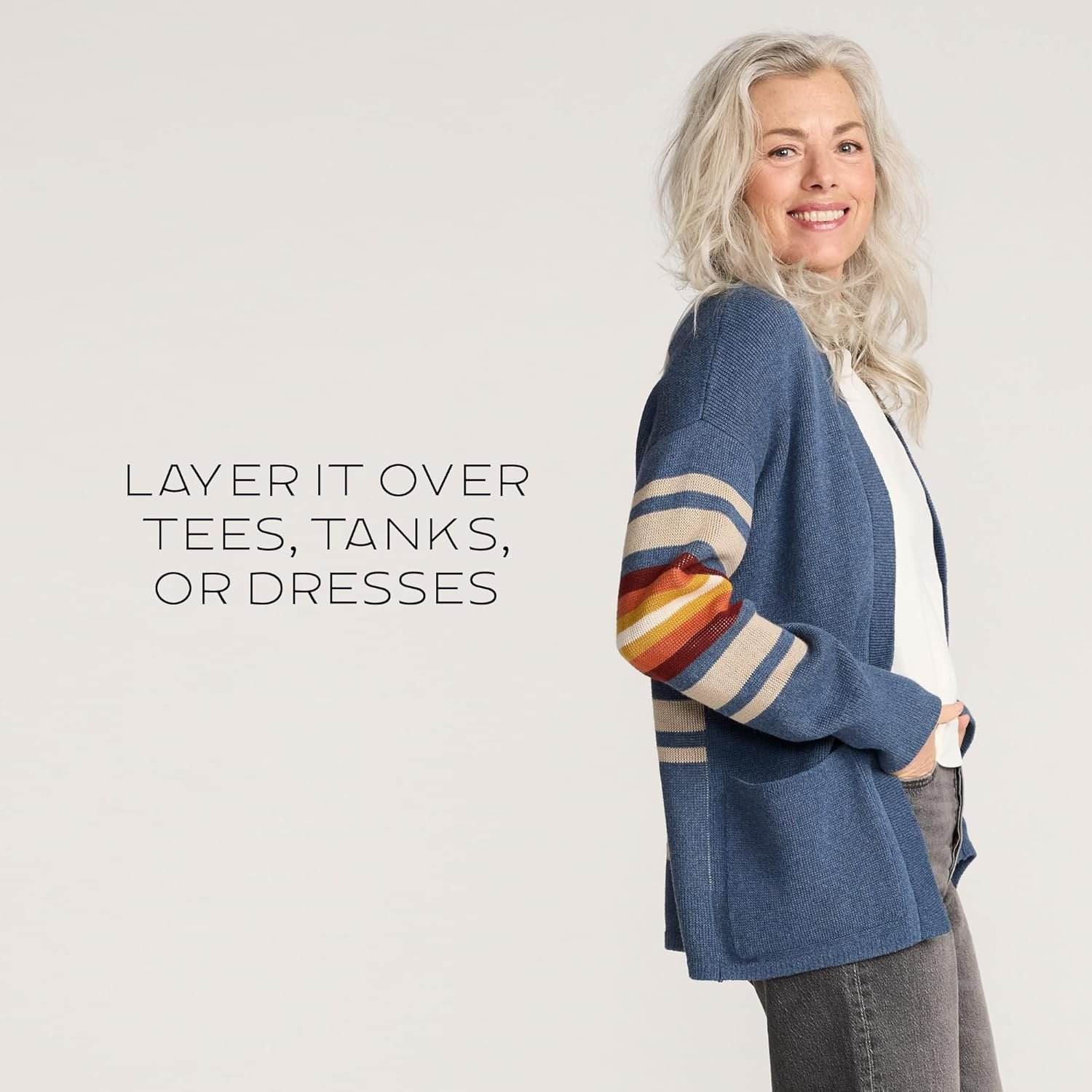 pendleton sierra spring cardigan for women, cotton sweater with harding pattern, open front, 28” length pendleton sierra spring cardigan for women, cotton sweater with harding pattern, open front, 28” length